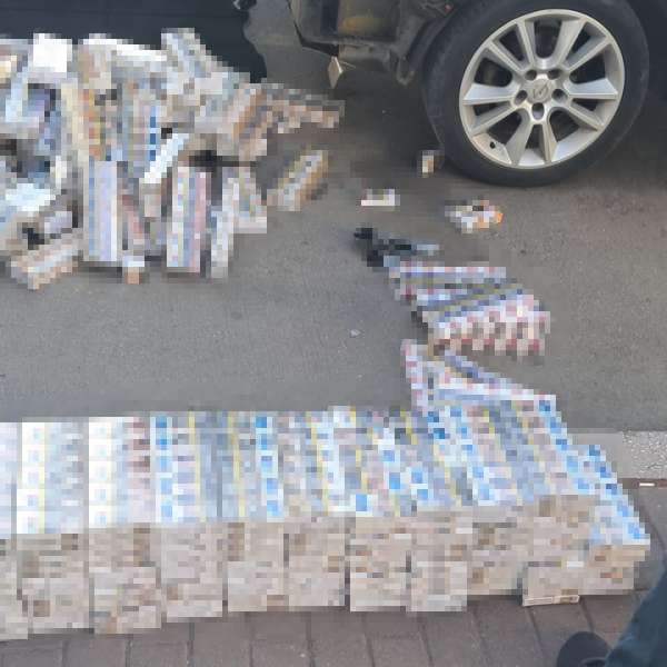 Peste 46.000 de țigarete descoperite de polițiștii de frontieră giurgiuveni