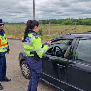 Acțiune în comun cu autoritățile din Ungaria pe raza județului Satu Mare – un dosar penal pentru conducere fără permis