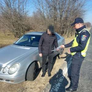 Cetățean sirian depistat la volan cu acte false