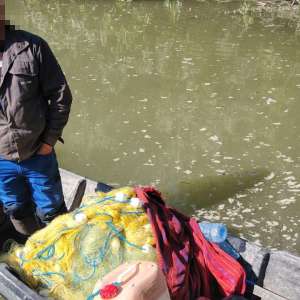 300 metri de plase de pescuit și aproximativ 50 kg de pește capturat ilegal, descoperite de polițiștii de frontieră tulceni