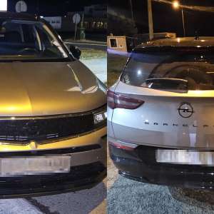 Autoturism cu numere de înmatriculare false, descoperit de polițiștii de frontieră giurgiuveni