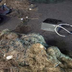 Plase de pescuit tip monofilament și un dispozitiv electric care distruge resursele acvative vii prin curentare descoperite în PTF Oancea