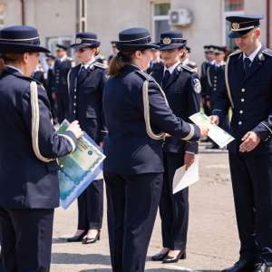 O nouă promoție de elevi intră în familia poliției de frontieră