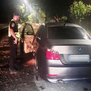 Vasluian la volanul unui autoturism neînmatriculat
