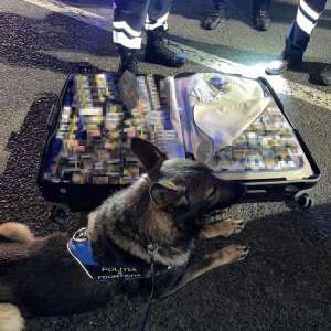 Controale la frontiera de vest: tablete de 40.000 euro și sute de pachete de țigări, confiscate în acțiune comună româno-maghiară