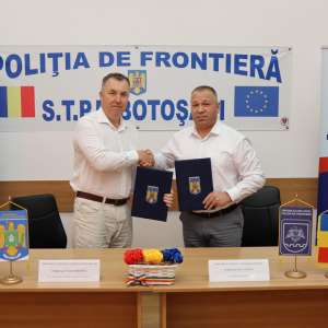 Întâlnire de lucru între reprezentanții Poliției de Frontieră Române și cei ai Republicii Moldova, la Botoșani