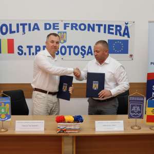 Întâlnire de lucru între reprezentanții Poliției de Frontieră Române și cei ai Republicii Moldova, la Botoșani