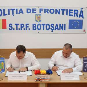 Întâlnire de lucru între reprezentanții Poliției de Frontieră Române și cei ai Republicii Moldova, la Botoșani