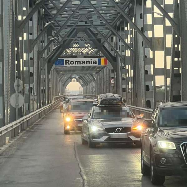 Situația traficului pe Podul Prieteniei Giurgiu-Ruse