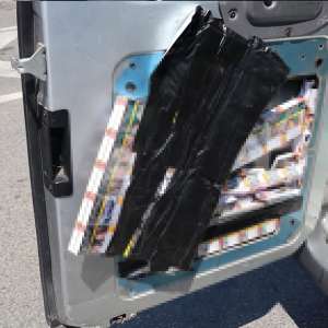 Peste 37.800 de țigarete nedeclarate, depistate de către polițiștii de frontieră din cadrul Inspectoratului Teritorial al Poliției de Frontieră Giurgiu