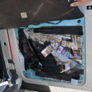 Peste 37.800 de țigarete nedeclarate, depistate de către polițiștii de frontieră din cadrul Inspectoratului Teritorial al Poliției de Frontieră Giurgiu