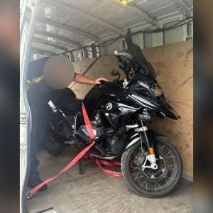 Motocicletă în valoare de peste 21.000 euro furată din Franța, depistată la Racovăț
