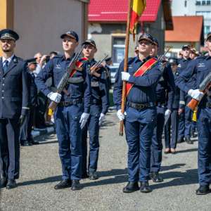 A 40-a promoție de elevi a Școlii Avram Iancu Oradea a depus jurământul militar, marcând începutul formării lor în Poliția de Frontieră