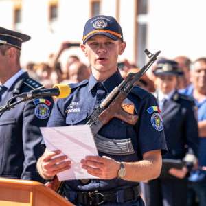 A 40-a promoție de elevi a Școlii Avram Iancu Oradea a depus jurământul militar, marcând începutul formării lor în Poliția de Frontieră