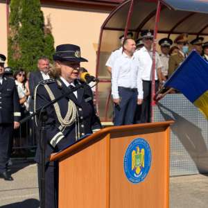 A 40-a promoție de elevi a Școlii Avram Iancu Oradea a depus jurământul militar, marcând începutul formării lor în Poliția de Frontieră