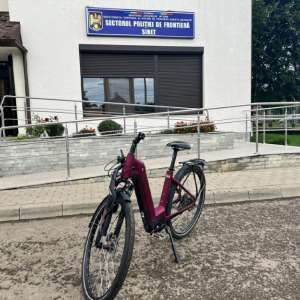 Bicicletă furată din Germania, descoperită în PTF Siret