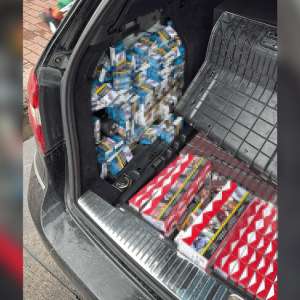 Țigarete în valoare de peste 50.000 de lei, descoperite de polițiștii de frontieră giurgiuveni