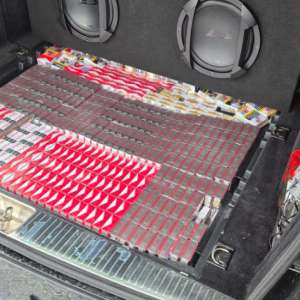 Țigarete în valoare de peste 50.000 de lei, descoperite de polițiștii de frontieră giurgiuveni