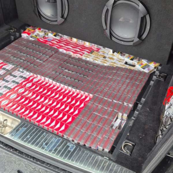 Țigarete în valoare de peste 50.000 de lei, descoperite de polițiștii de frontieră giurgiuveni