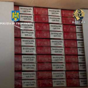 Fabrică de țigări clandestină descoperită de polițiștii de frontieră