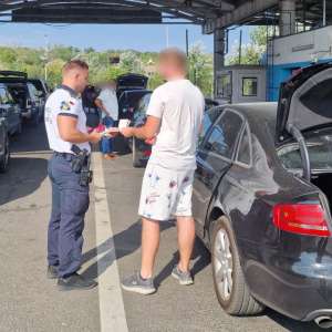Infracțiuni la regimul rutier descoperite de către polițiștii de frontieră din cadrul PTF Oancea