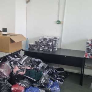 Produse susceptibile a fi contrafăcute, în valoare de peste 1.000.000 de lei, depistate de polițiștii de frontieră din cadrul Inspectoratului Teritorial al Poliției de Frontieră Giurgiu