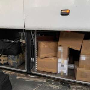 Produse susceptibile a fi contrafăcute, în valoare de peste 1.000.000 de lei, depistate de polițiștii de frontieră din cadrul Inspectoratului Teritorial al Poliției de Frontieră Giurgiu