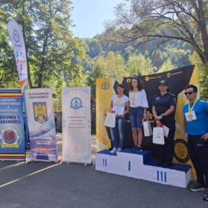 Polițiștii de frontieră, pe podium la prima ediție a competiției „Sighet Run”