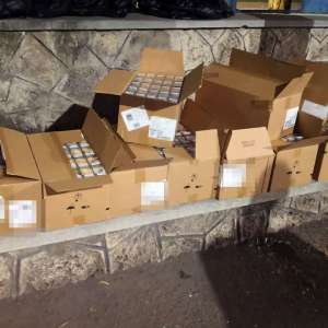 Aproximativ 60.000 de țigarete, în valoare de 100.000 de lei, descoperite de polițiștii de frontieră constănțeni ascunse într-un camion