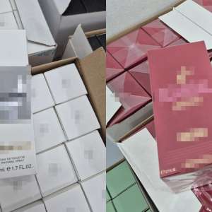 Mii de produse contrafăcute estimate la o valoare de peste 1.200.000, confiscate de polițiștii giurgiuveni