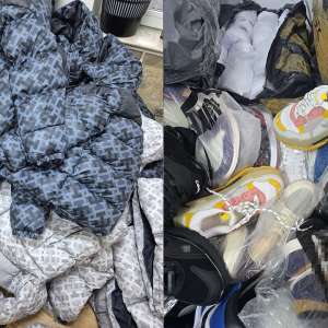 Produse susceptibile a fi contrafăcute, în valoare de peste 1.500.000 de lei, depistate de polițiștii de frontieră giurgiuveni