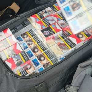 Peste 288.000 de țigarete scoase din circuitul ilegal al produselor accizabile de polițiștii de frontieră din Giurgiu