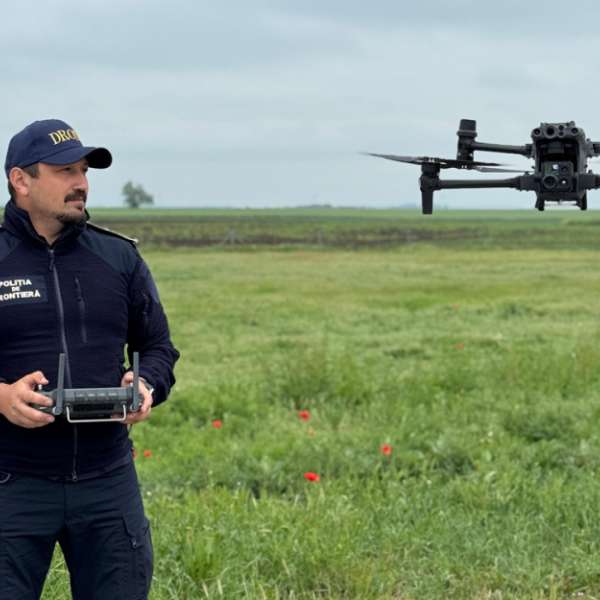 Poliția de Frontieră Română utilizează drone pentru supravegherea frontierei și combaterea infracționalității transfrontaliere