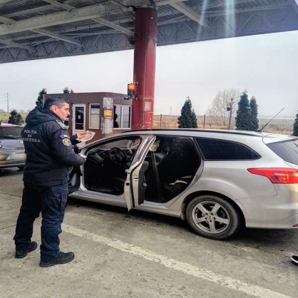Urmărit pentru tentativă de omor, depistat de către polițiștii de frontieră la Stânca