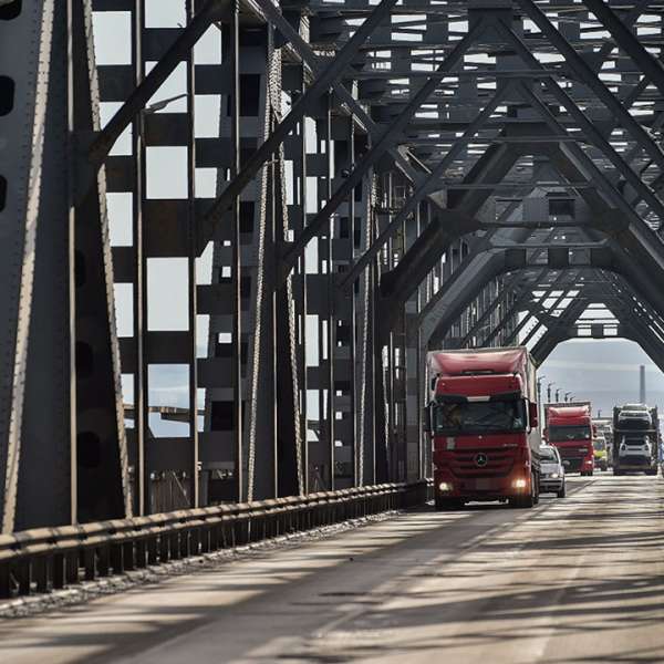 Podul Prieteniei Giurgiu - Ruse: trafic deschis în ambele sensuri în perioada sărbătorilor de iarnă