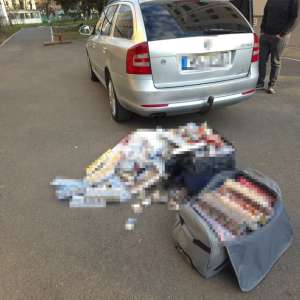 Țigarete în valoare de peste 41.000 lei descoperite la Giurgiu