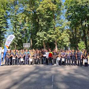 Polițiștii de frontieră, pe podium la prima ediție a competiției „Sighet Run”