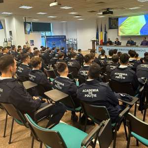 Vizita studenților Academiei de Poliție la IGPF