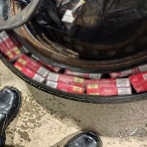 Țigări ascunse și nedeclarate descoperite în PTF Galați–Rutier