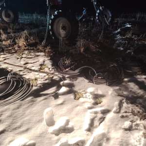 Depistați de către polițiștii de frontieră de la Stânca în timp ce tăiau cabluri din sistemul de irigaţii