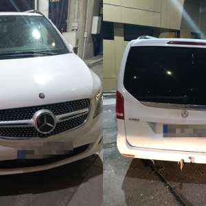 Autoturism căutat de autorități, descoperit de polițiștii de frontieră din cadrul PTF Porțile de Fier I