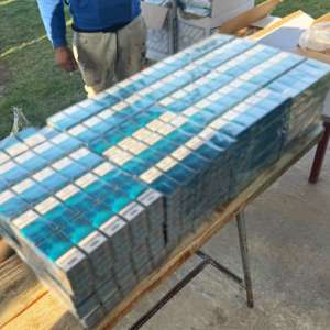 20.000 țigarete, depistate ascunse în porbagajul unui autoturism