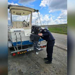 Motor de barcă, în valoare de 25.000 lei, căutat de autoritățile din Norvegia, depistat de către polițiștii de frontieră din cadrul Gărzii de Coastă