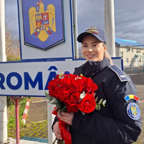 Agent de poliție de frontieră Irina Fedeniuc - o inspirație pentru sora ei mai mică. Profesionalism, determinare și pasiune în serviciul comunității