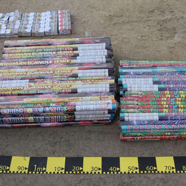 Transport ilegal de articole pirotehnice, descoperit de polițiștii de frontieră doljeni