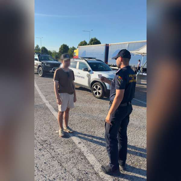 Cetățean ucrainean, depistat de polițiștii de frontieră giurgiuveni cu carte de identitate rom&acirc;nească falsă