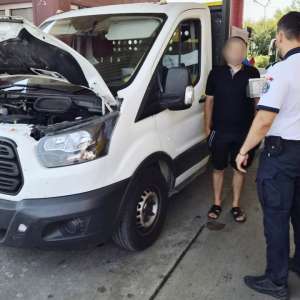 Motor aparținând unui autoturism furat din Marea Britanie, descoperit în PTF Stânca