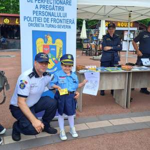 Cum au devenit copiii din Severin „mini-polițiști de frontieră” pentru o zi