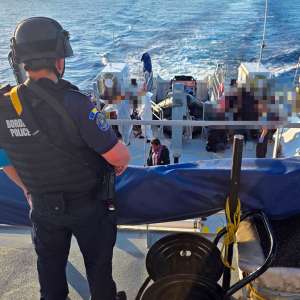 Over 400 people rescued in the Mediterranean Sea by Romanian border police officers deployed on Frontex missions