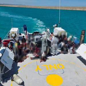Over 400 people rescued in the Mediterranean Sea by Romanian border police officers deployed on Frontex missions